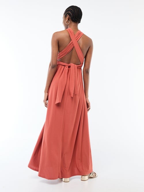 Vestido largo multiposiciones - Kiabi