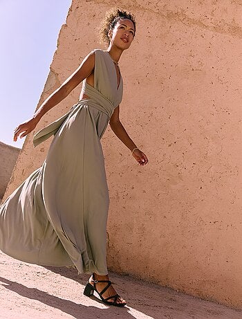 Vestido largo multiposiciones