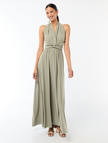 Vestido largo multiposiciones