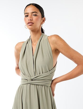 Vestido largo multiposiciones