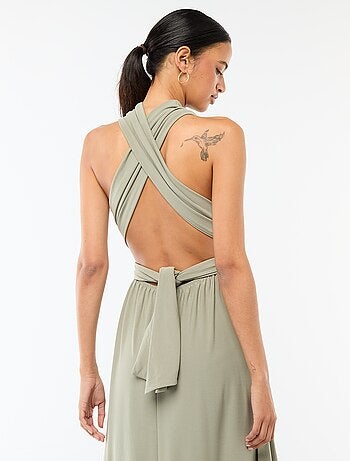 Vestido largo multiposiciones