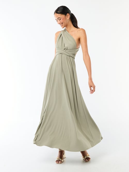 Vestido largo multiposiciones - Kiabi