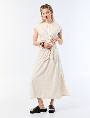 Vestido largo para anudar