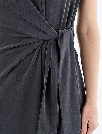 Vestido largo para anudar