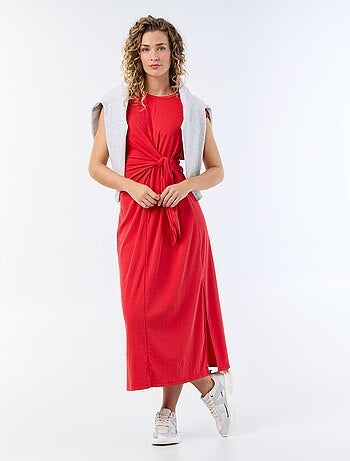 Vestido largo para anudar