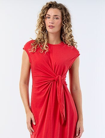 Vestido largo para anudar