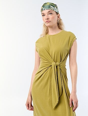 Vestido largo para anudar