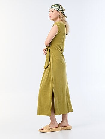 Vestido largo para anudar