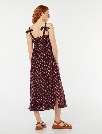 Vestido largo premamá sin mangas