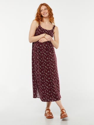 Vestido largo premamá sin mangas