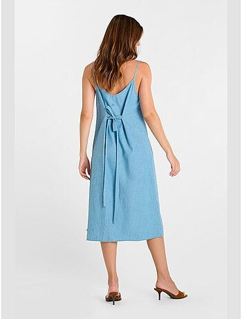 Vestido largo recto LISSA