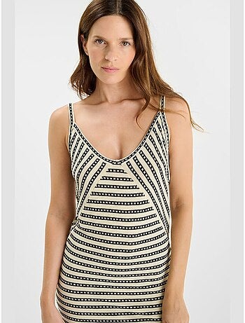 Vestido largo recto ryva