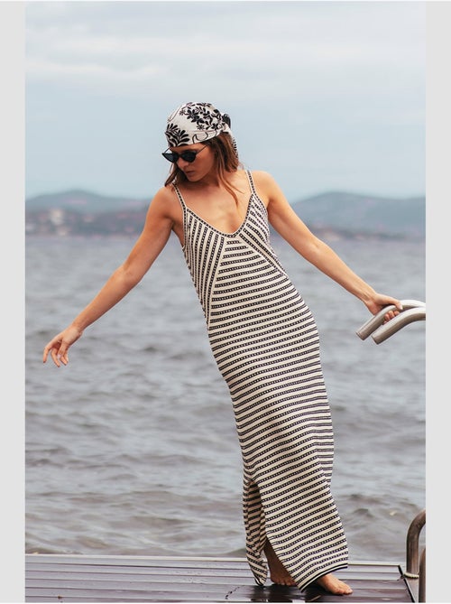 Vestido largo recto ryva - Kiabi
