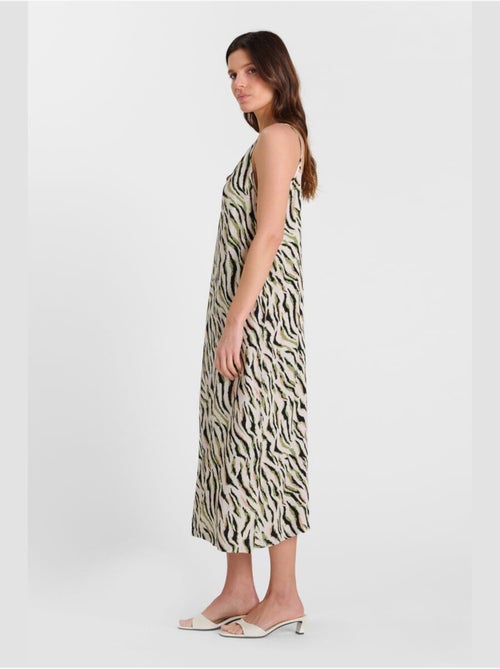 Vestido largo recto ZEBRAKA - Kiabi