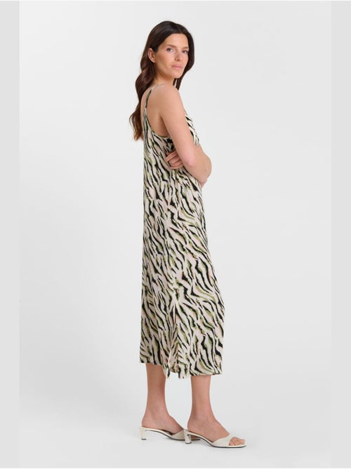Vestido largo recto ZEBRAKA - Kiabi