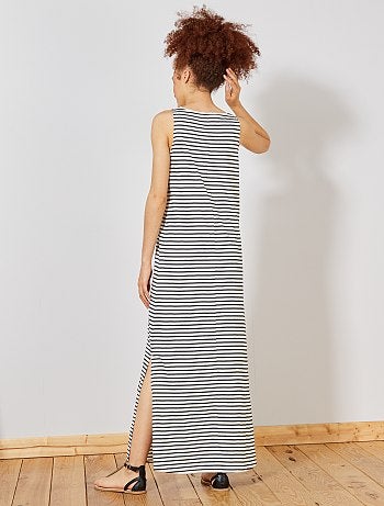 Vestido largo sin mangas - Kiabi