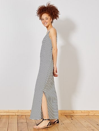 Vestido largo sin mangas - Kiabi