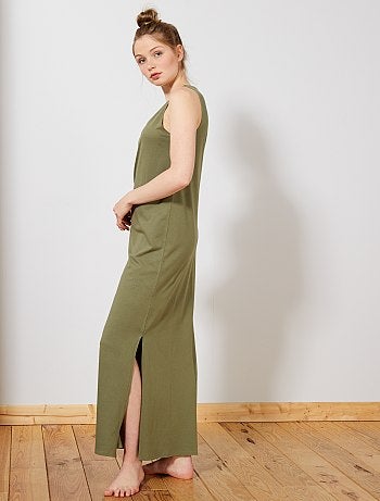Vestido largo sin mangas - Kiabi