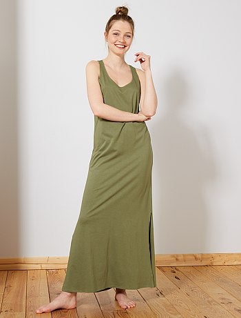 Vestido largo sin mangas - Kiabi