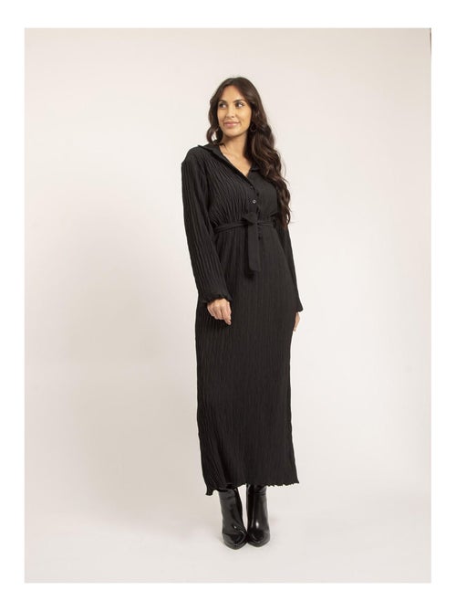 Vestido largo texturizado IROLISA - Kiabi