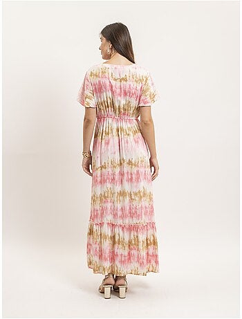 Vestido largo tie dye ITESSIA