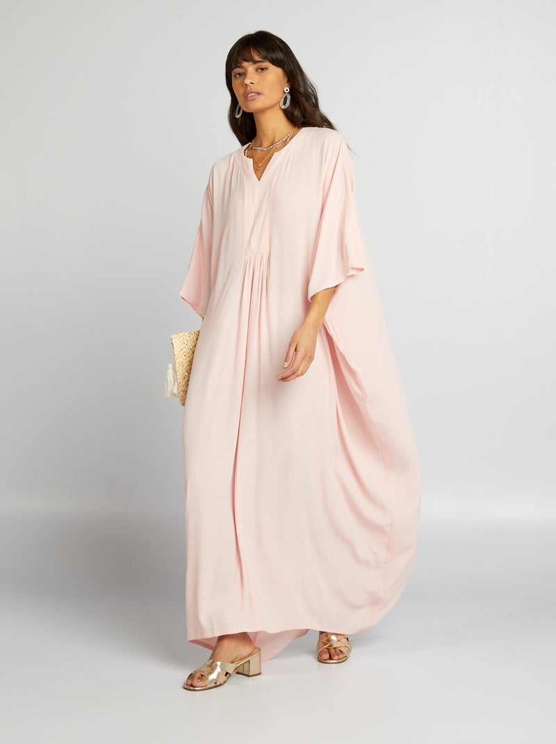 Vestido largo vaporoso ligero ROSA - Kiabi