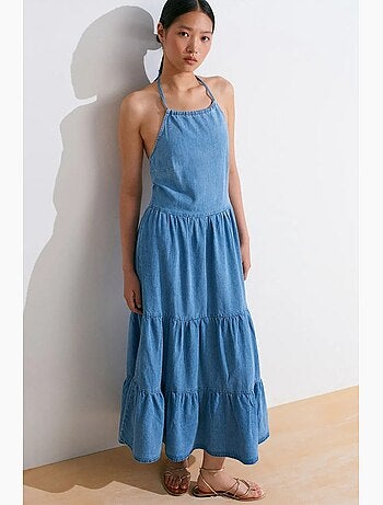 Vestido largo vaquero dilvin