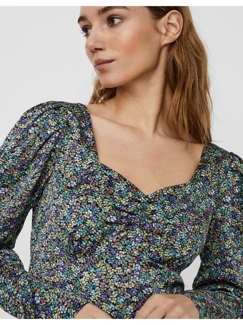 Vestido largo Vero Moda Verde - Kiabi
