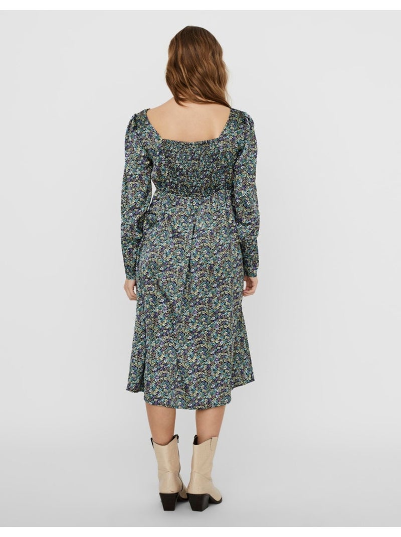 Vestido largo Vero Moda Verde - Kiabi
