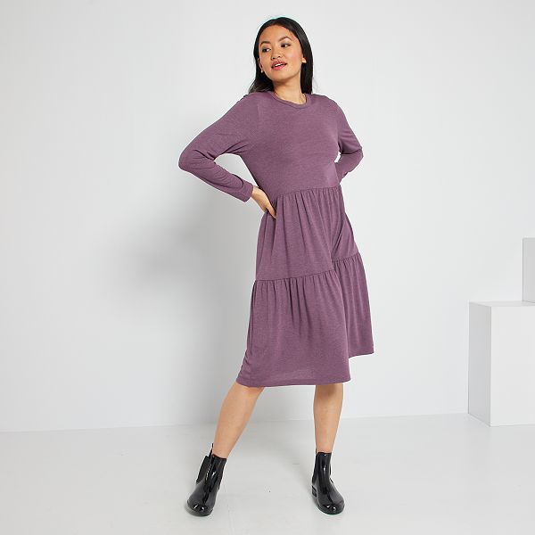 Vestido largo Mujer talla 34 a 48 - viejo rosa - Kiabi - 25,00€