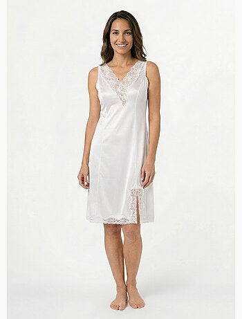 Vestido lencero antiestático de encaje Calais - Afibel