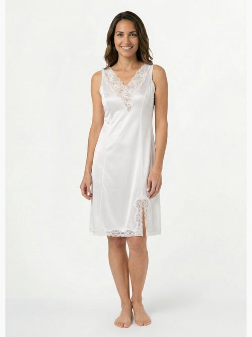 Vestido lencero antiestático de encaje Calais - Afibel - Kiabi