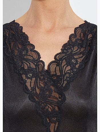 Vestido lencero antiestático de encaje Calais - Afibel