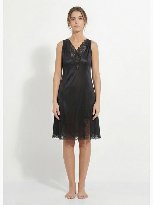 Vestido lencero antiestático de encaje Calais - Afibel - Kiabi