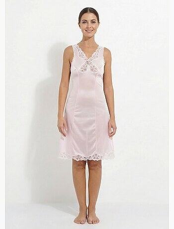 Vestido lencero antiestático de encaje Calais - Afibel