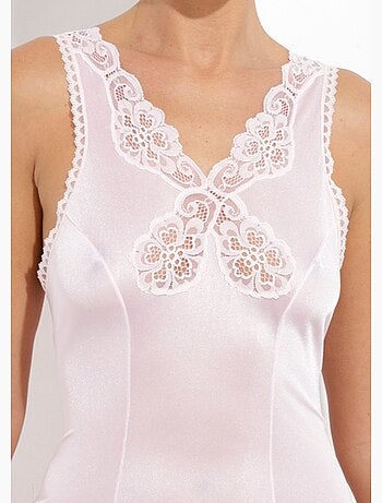 Vestido lencero antiestático de encaje Calais - Afibel