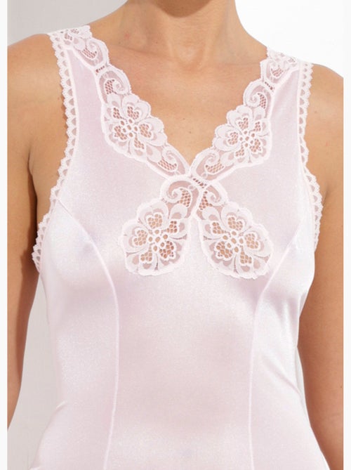 Vestido lencero antiestático de encaje Calais - Afibel - Kiabi