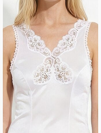 Vestido lencero de malla satinada 100 cm - Afibel