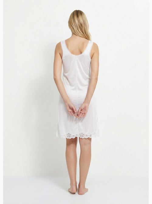 Vestido lencero de malla satinada 100 cm - Afibel - Kiabi