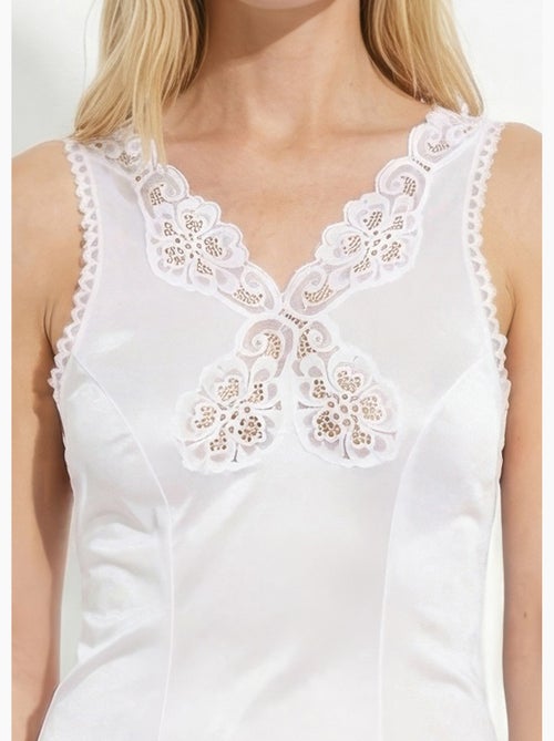 Vestido lencero de malla satinada 100 cm - Afibel - Kiabi