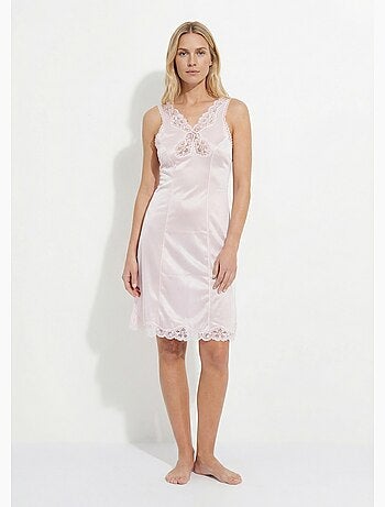 Vestido lencero de malla satinada 100 cm - Afibel