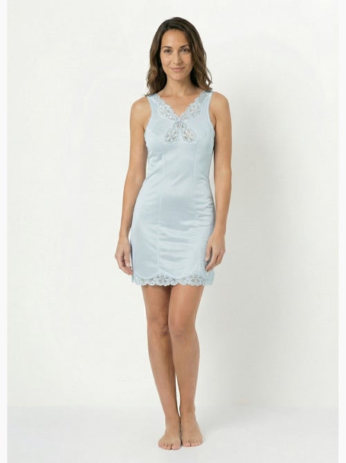 Vestido lencero de malla satinada 90 cm - Afibel - Kiabi