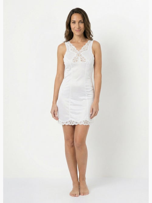 Vestido lencero de malla satinada 90 cm - Afibel - Kiabi