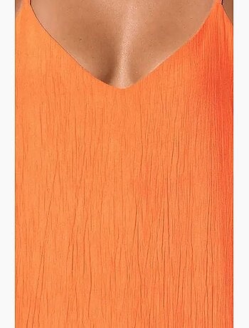 Vestido lencero maxi liso para mujer busem