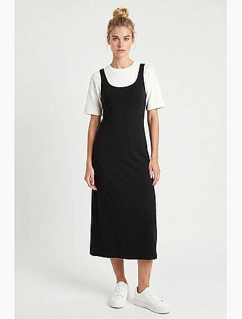 Vestido lencero midi de jersey sin mangas para mujer istanbul