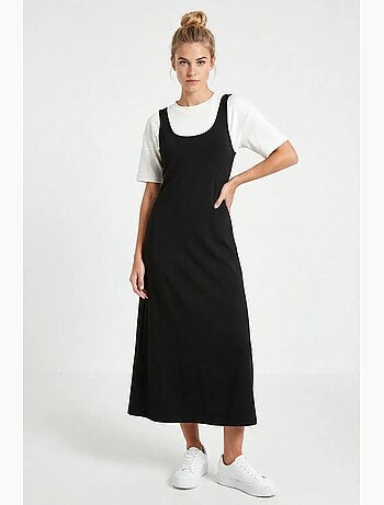 Vestido lencero midi de jersey sin mangas para mujer istanbul