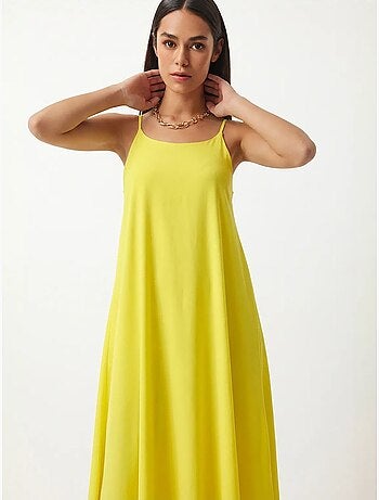 Vestido lencero midi de popelina de algodón istanbul