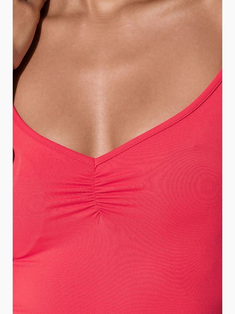 Vestido lencero midi sin mangas busem Rojo - Kiabi