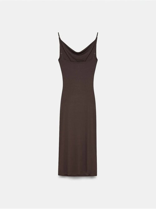 Vestido lencero midi sin mangas dilvin - Kiabi