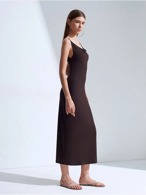 Vestido lencero midi sin mangas dilvin - Kiabi